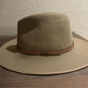 Stetson Spenser Felt Tan Crushable Gentleman’s Hat L